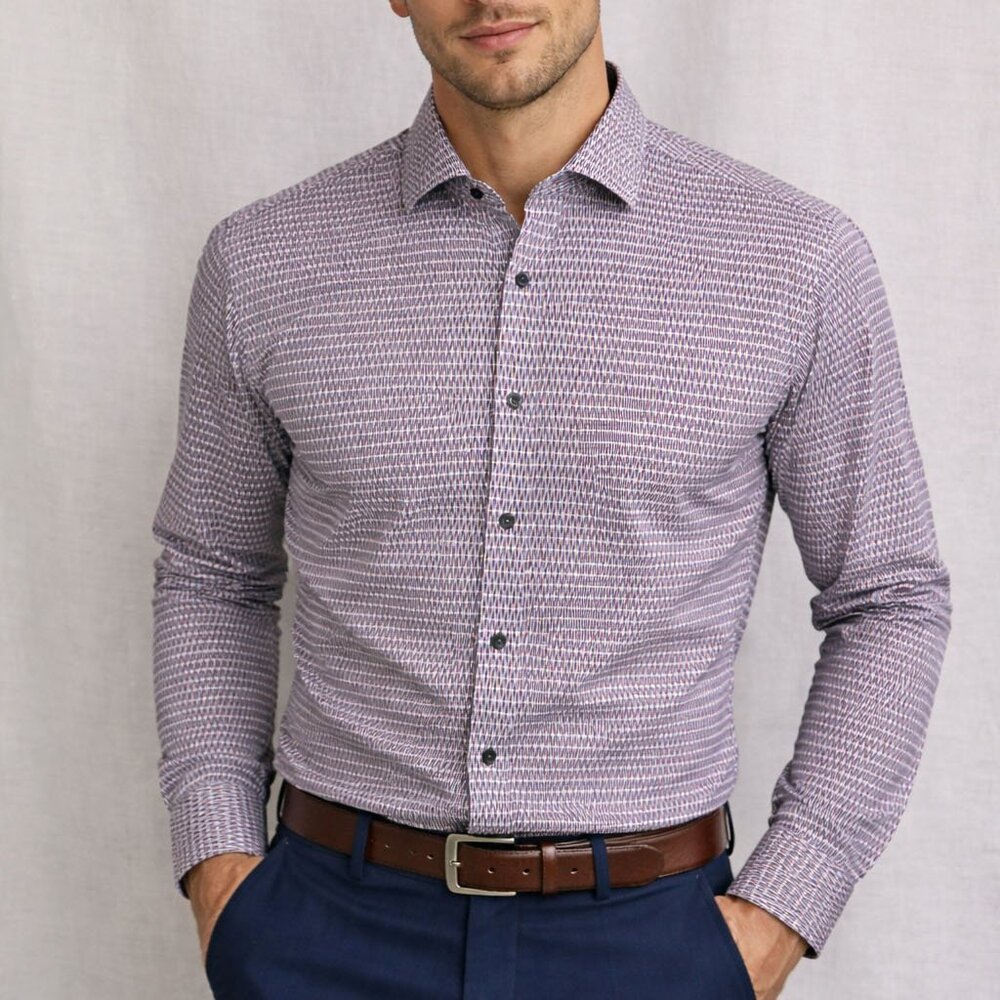 Robert Graham Lassen Print Shirt Tailor Fit Cotton Size XL
